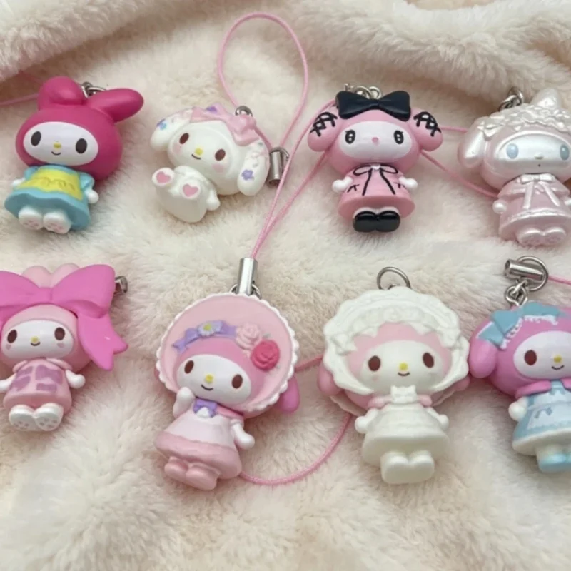 

New Product Kt Kuromi Big Ear Dog Blind Box Ballet Style Pendant Keychain Decoration Holiday Surprise Gift For Good Friends