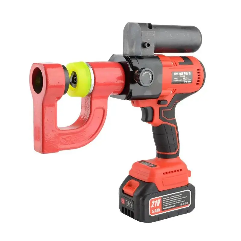

Hydraulic Bridge Frame Drilling Device CD-32 Electric Brushless Iron Plate Punching Machine Portable Steel Plate Hole Opener