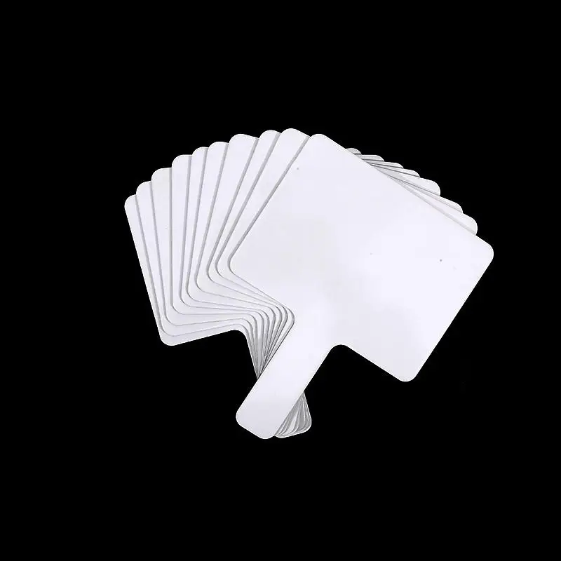 10 قطعة لوحة الإجابة المحمولة طالب الاطفال السبورة البيضاء مزدوجة الوجهين لعبة صغيرة الدعائم الميلامين قابلة لإعادة الاستخدام السبورة الطفل الاطفال