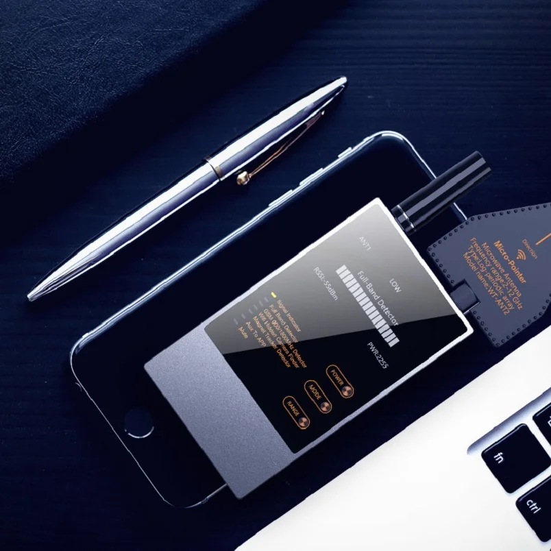 أدوات تجسس صغيرة للتنصت على المكالمات الهاتفية كاشف كاميرا خفية مضادة للرادار تجسس GSM لتحديد المواقع المقتفي التنصت أجهزة تجسس مكتشف