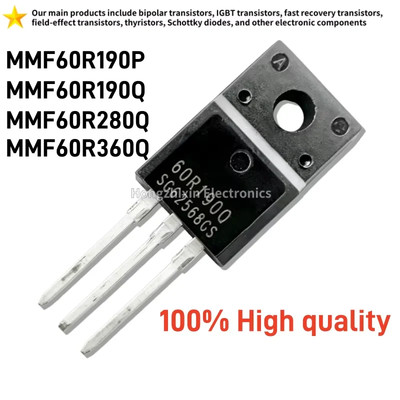 10PCS 100% High Quality MMF60R190P MMF60R190Q MMF60R280Q MMF60R360Q TO-220F 60R190P 60R190Q 60R280Q 60R360Q MOSFET