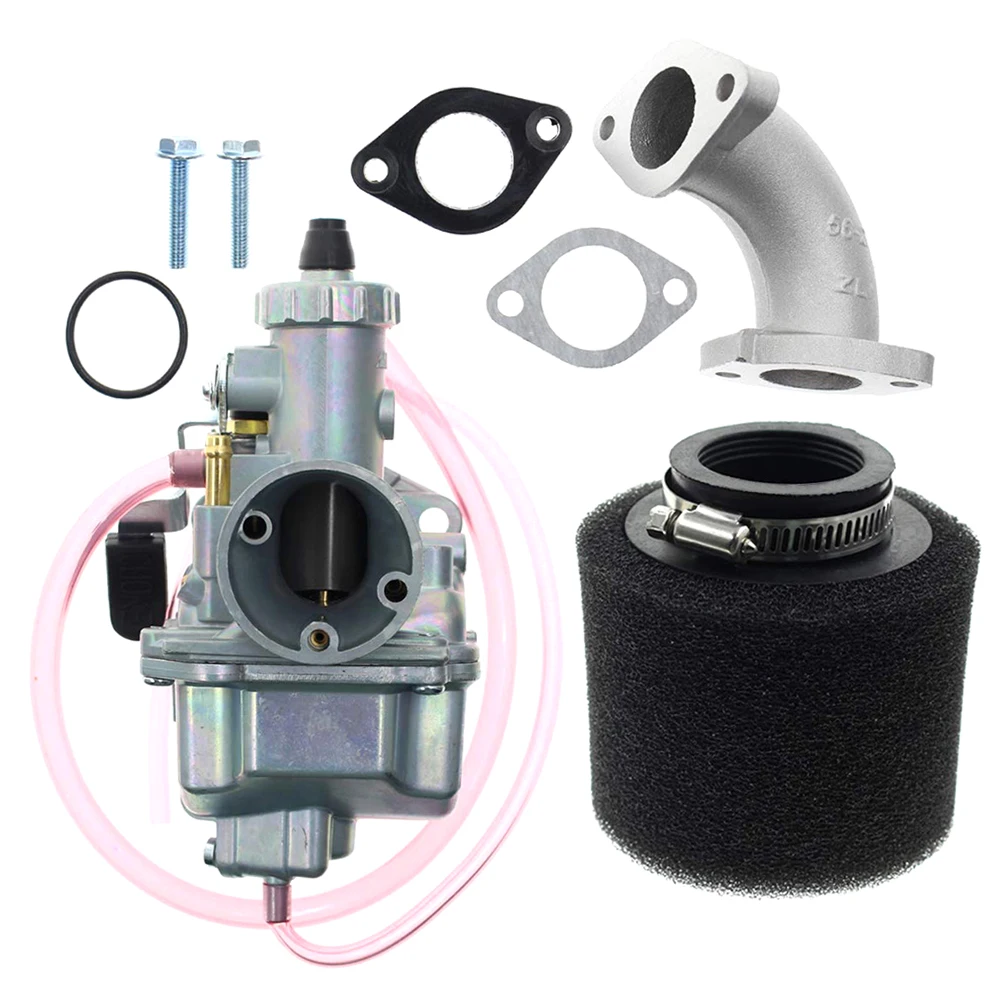 VM22 26mm Carburetor Kit Replacement for Mikuni Intake Pipe Pit Dirt Bike 110cc 125cc 140cc Lifan YX