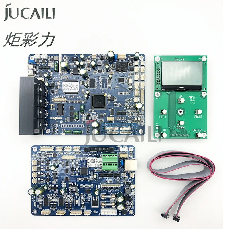 Jucaili Senyang printer I3200 board kit for XP600/TX800/DX5 to Epson I3200 single head carriage board main board for Eco solvent