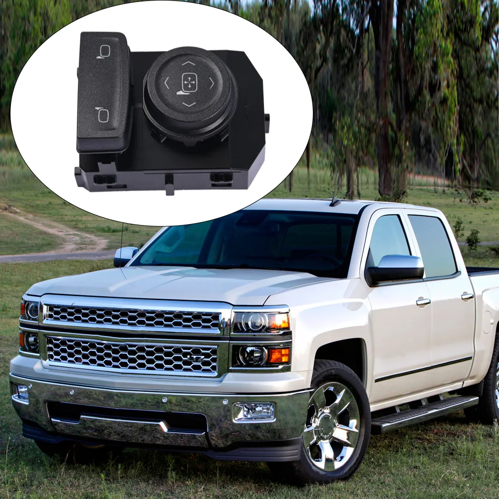 

Car Rearview Mirror Control Switch Button for Chevy Silverado Suburban Tahoe GMC Sierra Yukon 84643952 23154700 22754405