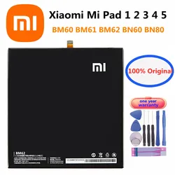 High Quality Xiao mi 100% Orginal Mipad Tablet Battery For Xiaomi Pad 1 2 3 4 5 Mipad3 Mipad4 Mipad5 BM60 BM61 BM62 BN60 BN80