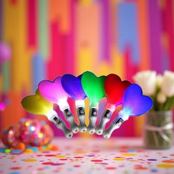 心型星星應援棒 Kpop 螢光棒 演唱會發光棒 偶像應援棒 閃光棒 婚禮派對氣氛道具 10 最佳銷售 韓流應援棒 - №10