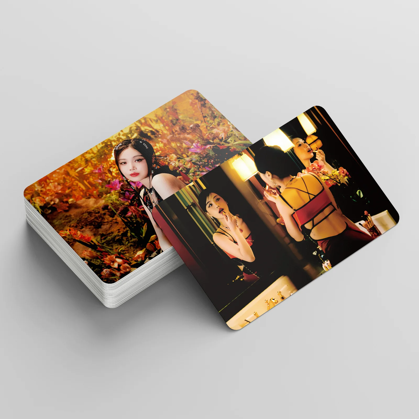 55Pcs/Set Kpop Idol Girl SUSU New Album AGASSY GIDLE Lomo Cards Photocard Poster SOOJIN Personal HD Card Collection Fans Gifts