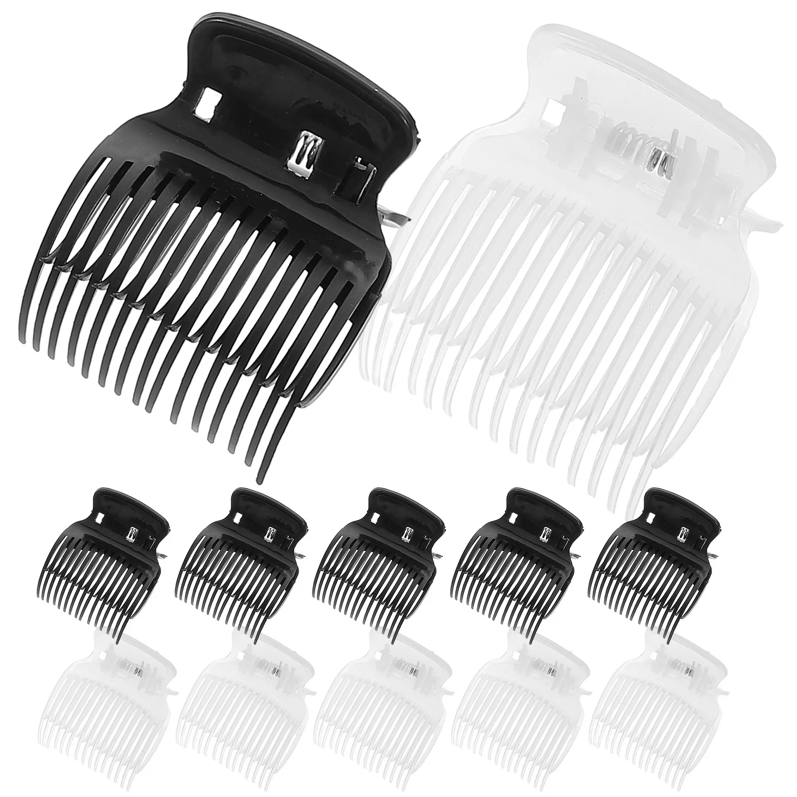 12Pcs Hot Roller Clips Plastic Hair Curler Claw Clips Hair Section Styling Tools Replacement Hairdressing Accessories for Women