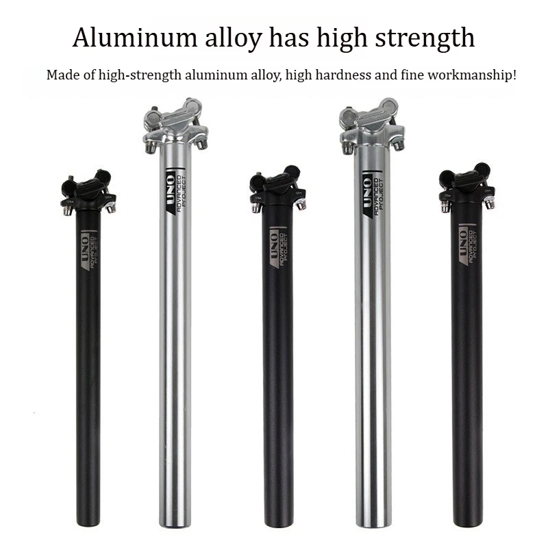Uno مقعد دراجة آخر 27.2 30.9 31.6 مللي متر الطريق الجبلية دراجة SeatPost 350 مللي متر خفيفة مقعد دراجة جبلية أنبوب 31.6 الألومنيوم مقعد آخر #3