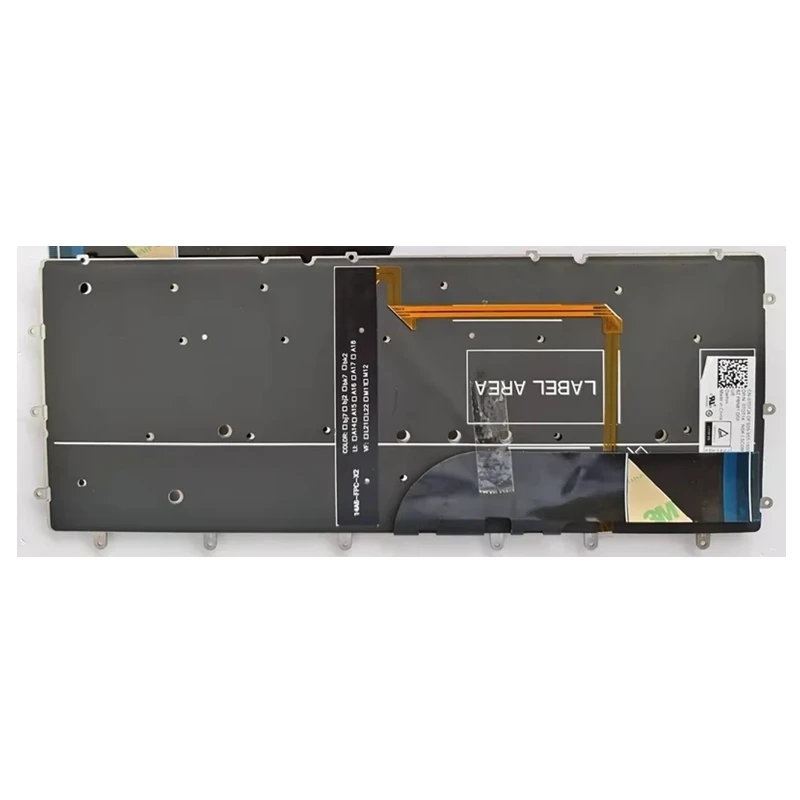 UK Laptop keyboard for DELL Inspiron XPS 13 7000 7347 7348 7352 7353 7359 15 7547 7548 9343 9350 9360 N7548 backlit view 3