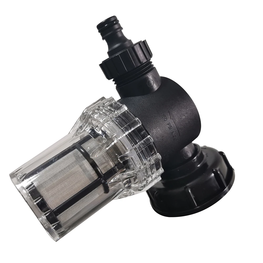 RV Bucket G1 Watering Filter For IBC Tank Tap Adapter S60 Ton Barrel Joint Garden Irrigation Aquarium Pump Water Gun Strainer
