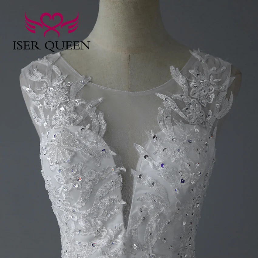 ที่กําหนดเองแขนกุดแอฟริกาชุดแต่งงานเงือก 2025 ตัดและเข้าร่วมออกแบบ Appliques Beading Lace Up กลับชุดเจ้าสาว WX0287