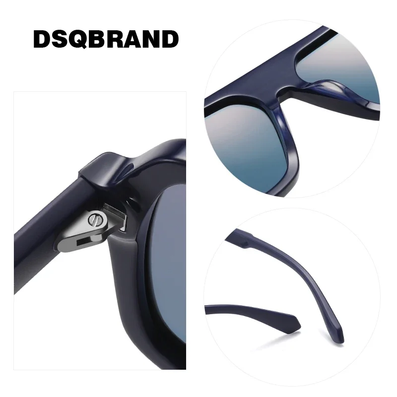 Fashion Vintage Square Sports Sunglasses Men Women Fishing Driving For dsqbrand Designer Sun Glasses Anti-Glare UV400 Eyewear