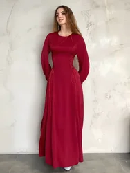 AsaNagi-Vestidos De Noche De corte en A para mujer, ropa De fiesta Formal, ajustada, color rosa, elegante, árabe saudita, 2023