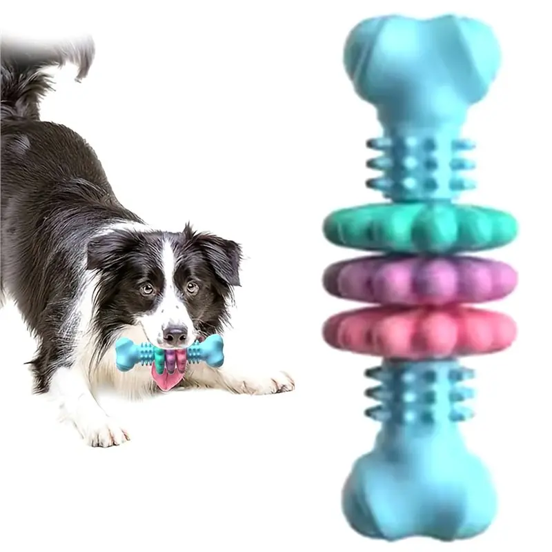 ABJO-Dog مجموعة عظام متعددة قطع اللحوم نوع العظام كلب مضغ الأسنان مقاومة لدغة الإمدادات