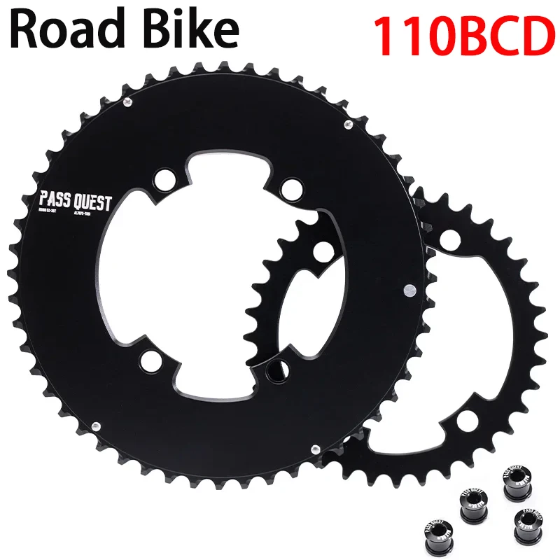 

110bcd Chainring Double Chainring Road Bike 46/33T 48/35T 50/34T 52/36T 53/39T 54/40T chainring for Shimano 105 R9000