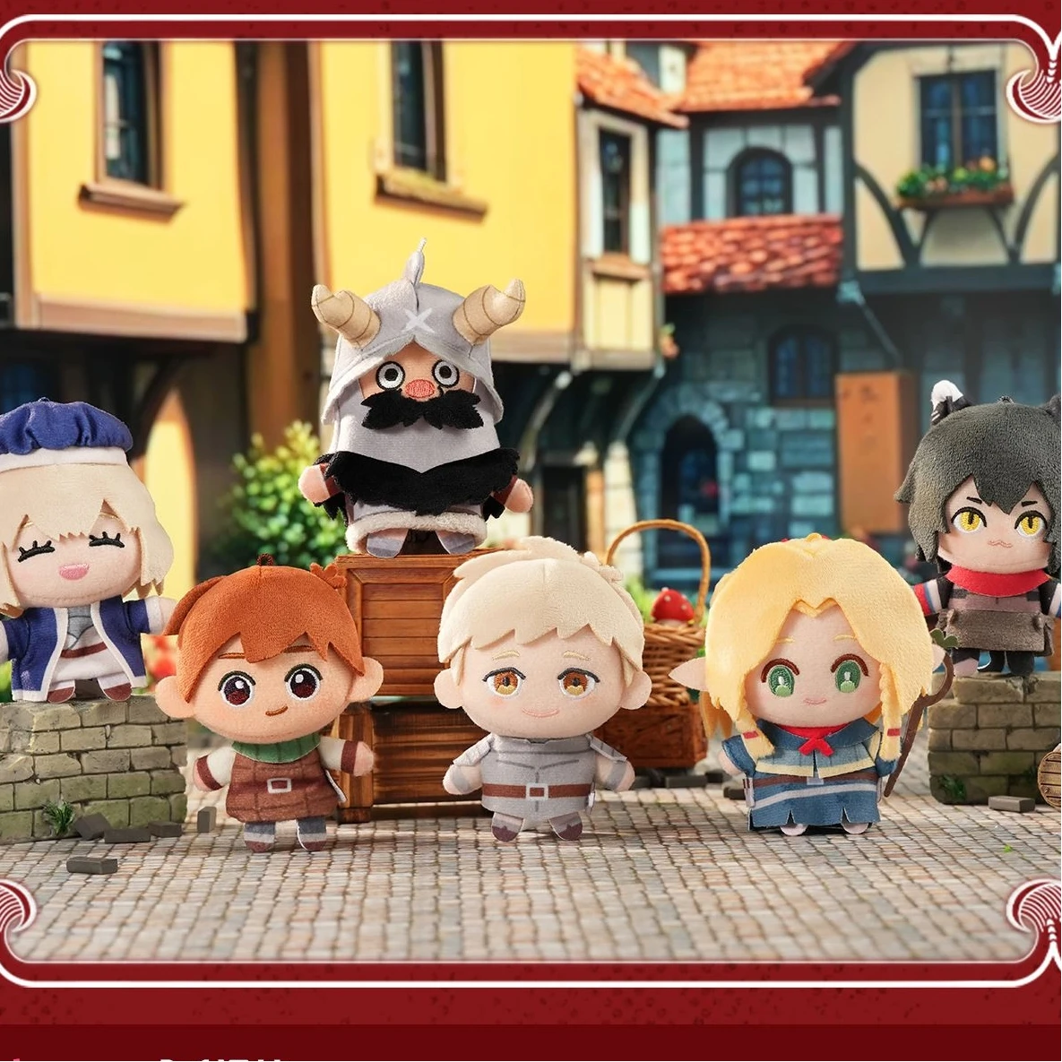 

10 Cm In Stock Original Genuine BilibiliGoods CUTER Laios Marcille Chilchuck Senshi Anime Portrait Plush Toys Collection Gift