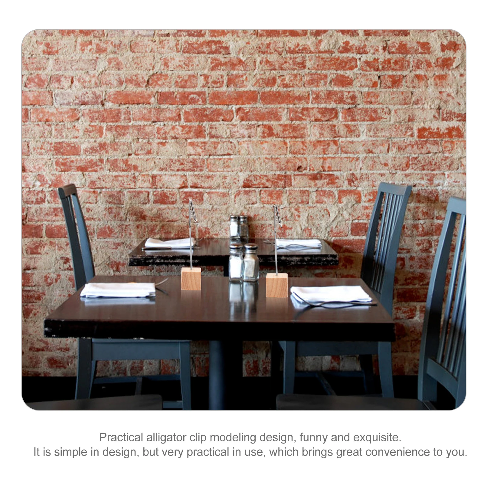 6pcs Retro Alligator Clips Memo Clip For Photos Notes Cards Desktop Organizer Small Useful Stationery Supply