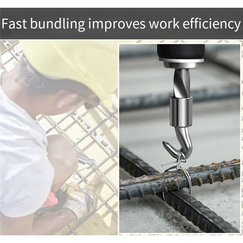 NOCM آلة ربط شبه أوتوماتيكية كماشة عقد الأسلاك مستقيم سحب بار ملزمة هوك موقع البناء لف أداة سهلة التركيب #5