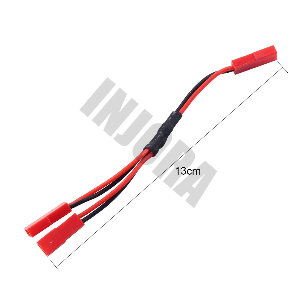 Cavo a Y connettore femmina JST per batteria ESC INJORA per aggiornamento TRX-4 per auto cingolate 1/10 RC