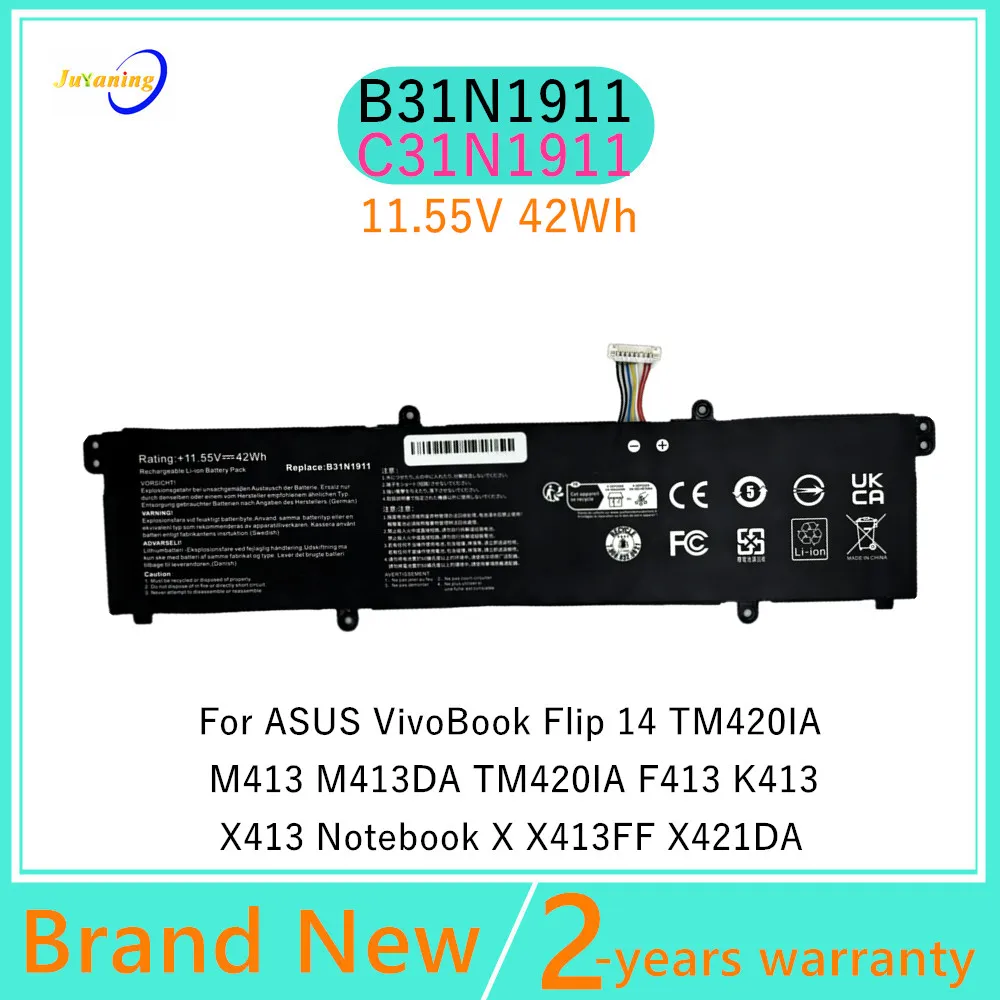 

Laptop Battery For Asus VivoBook 14 R413DA K413JA A413 A413E D413 M413 K413 R413 F413 A413F A413J A413FA A413EP A413JP B31N1911