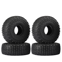 Super Soft Sticky 1.0 Wheel Tires Mud Stud Tires 68*25mm for TRX4M 1/18 1/24 RC Crawler Axial SCX24 FMS FCX24 RC Car Upgrade