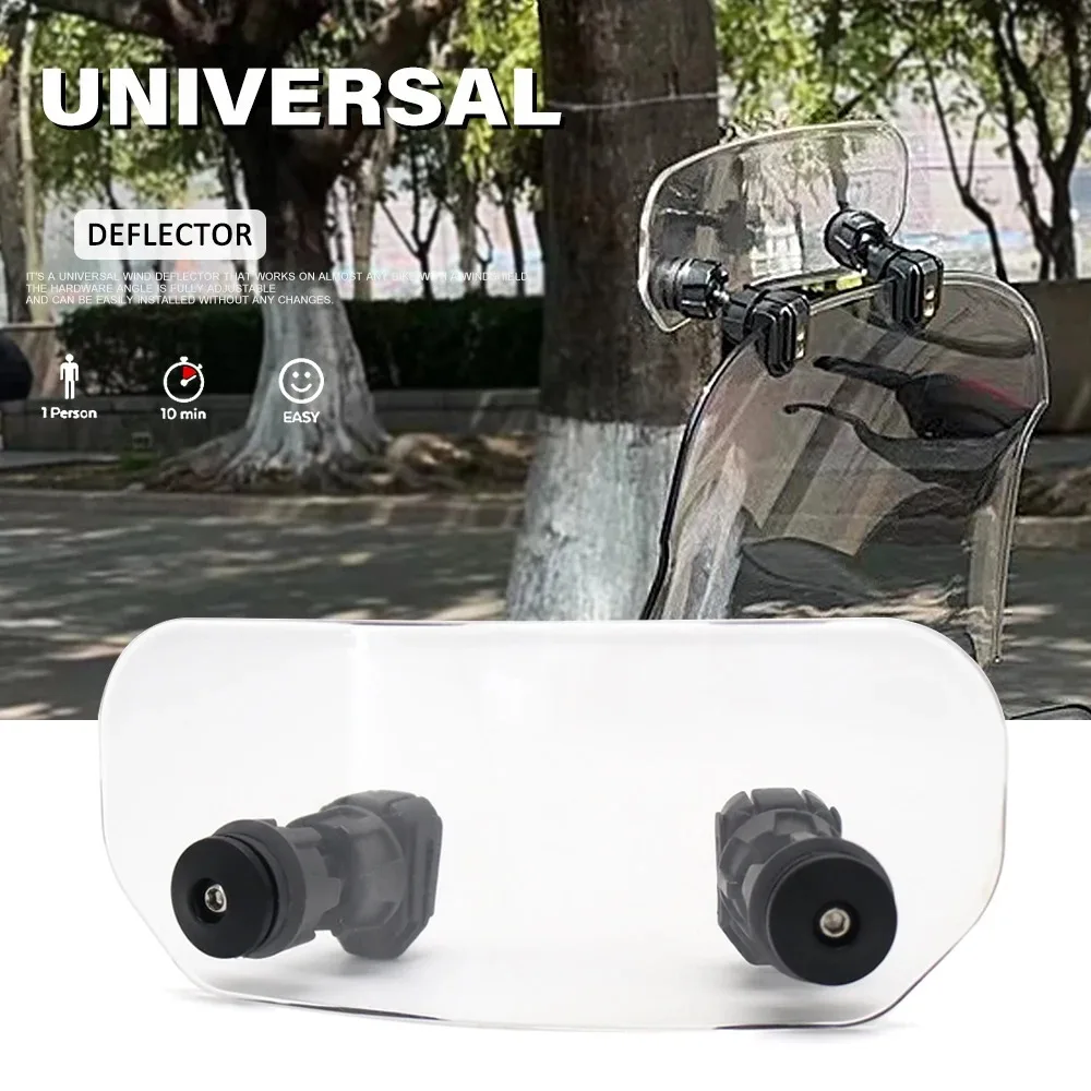 

Motorcycle Adjustable Windscreen Wind Deflector Spoiler Extension Windshield For YAMAHA For KAWASAKI For BMW For SUZUKI For SYM