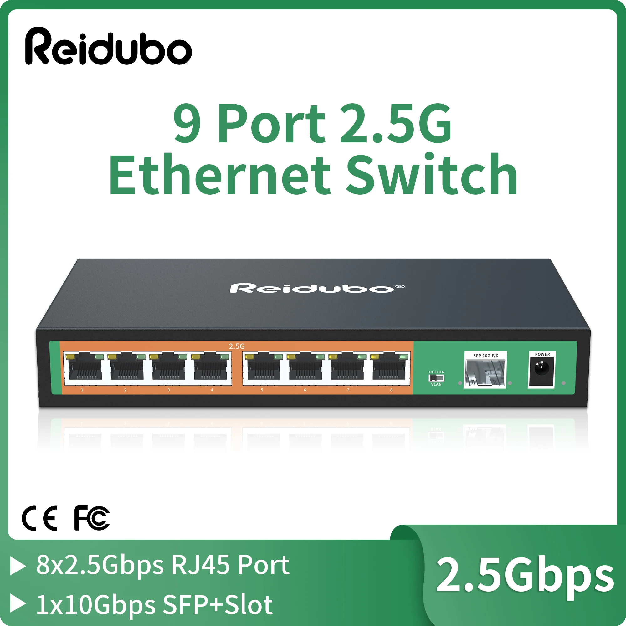 interruptor de rede ethernet plug and play portas 10g sfp uplink 25gb 8x25g portas 01