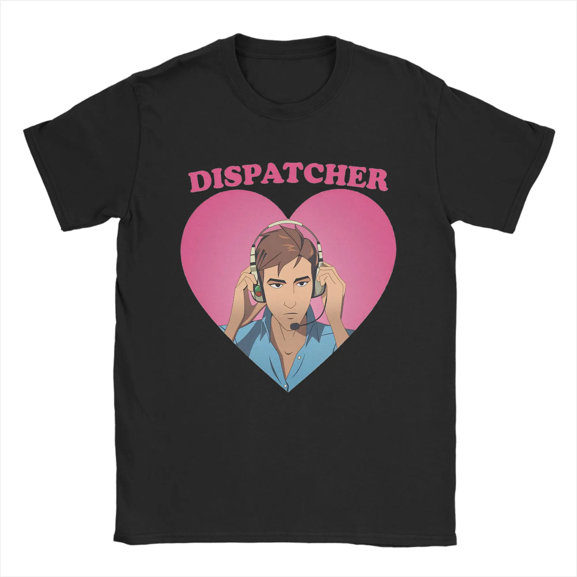 Dispatcher SDN office Robert Robertson T-Shirts Men  Humor Pure Cotton Tee Shirt Crew Neck Short Sleeve T Shirt 5XL 6XL Clothing