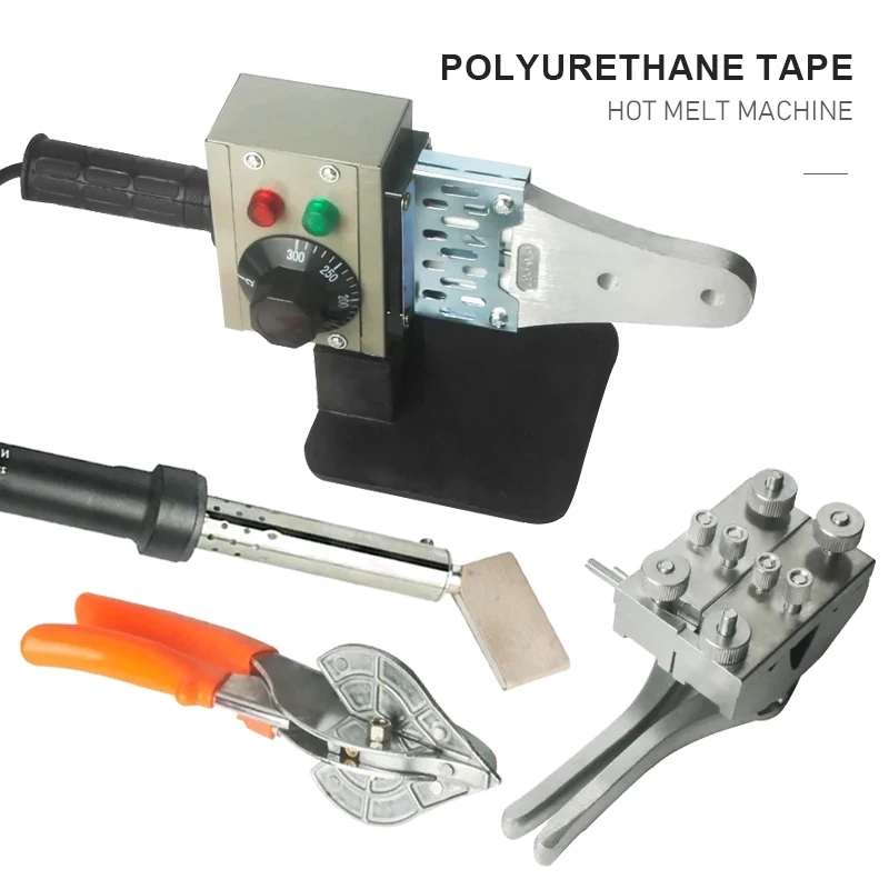 

Electric Hot Melt Machine 150W PU Polyurethane Round Belt Round Strip Triangle Belt Splice Pliers Soldering Iron Splice Machine