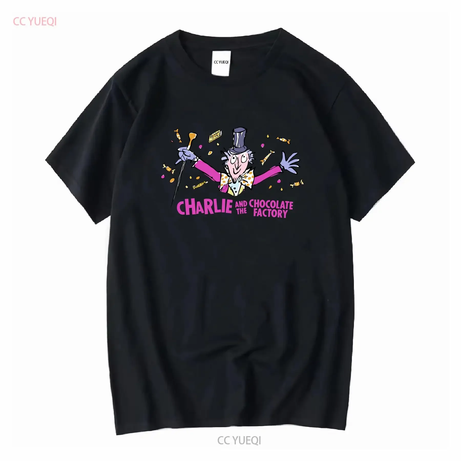 Charlie and the Chocolate Factory T Shirt size extra large long or short sleeves vintage Washed Soft homme Casual Slightly