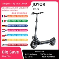JOYOR Y8-S(ABE)Electric Scooter 10 Inch Wheel 48V26Ah Battery 500W Motor E-Scooter40Km/h Max Speed 120KG Load Up to 82KM Mileage