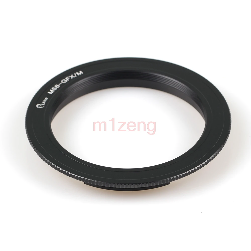 m58-gfx 2mm dual purpose adapter ring for m58 58mm lens to fujifilm fuji GFX mount GFX50S GFX50R gfx100 gfx100s gfx50SII camera