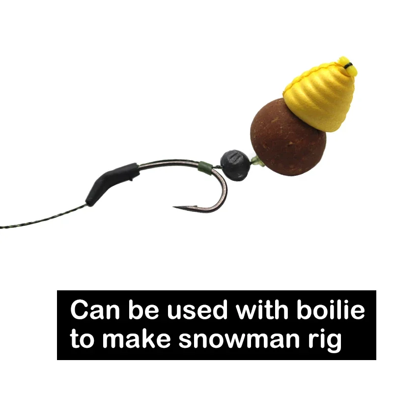 12pcs Fishing Pop Up Floating Boilie Fake Bait 7 Type Silkworm Chrysalis Tower-Shaped For Carp Fishing Tackle Accessories view 3