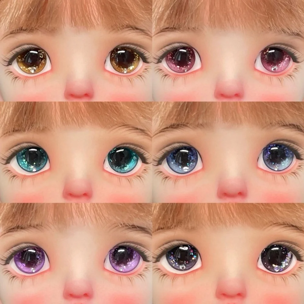 bjd Doll eye fit for 1/3 1/4 1/6 1/12 size glass eye Diamond plaster resin eye doll accessories