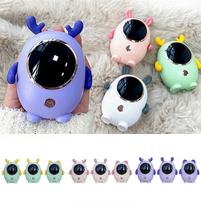 

YOST-3Pcs Мультяшная грелка для рук Портативная USB перезаряжаемая цифровая плита Грелки для рук Мини-электрический обогреватель