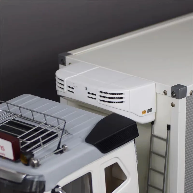

For Tamiya Tractor Trailer Container, Refrigerator, Semi-trailer, Shipping Container, Refrigeration Unit, Air Conditioner