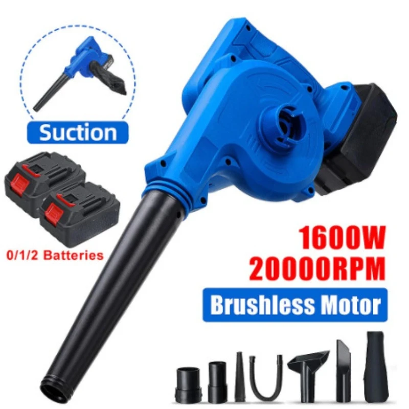 

20V Garden Cordless Blower Vacuum Clean Air Blower for Dust Blowing Dust Computer Collector Hand Operat Power Tool