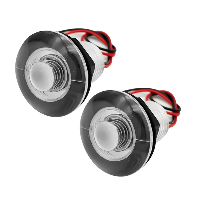 

Трендовые 2 шт., 12 В, синие светодиодные фонари для дорожек, погружной светильник, морской световой светильник, водонепроницаемые фонари для автофургонов, кораблей, морской пехоты