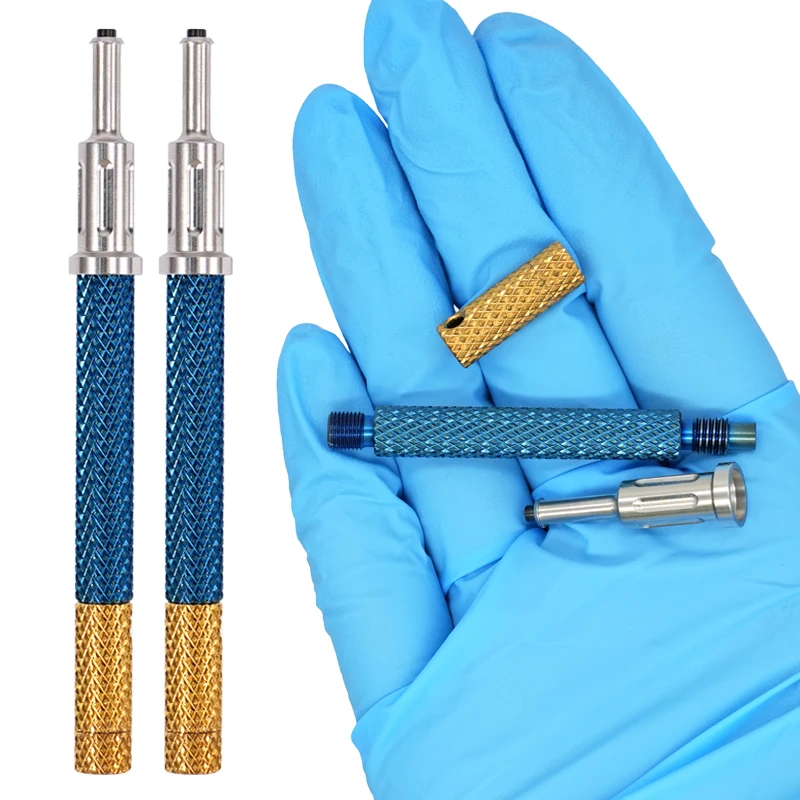 Oral core extractor, stainless steel dental single head needle extractor, dental medical equipment consumables and tools
