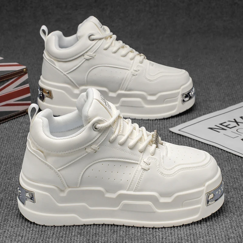 

Sports and leisure shoes, men's shoes, marathon oversized air cushioned shoes, fly woven all season rubber, wear-resistant, anti