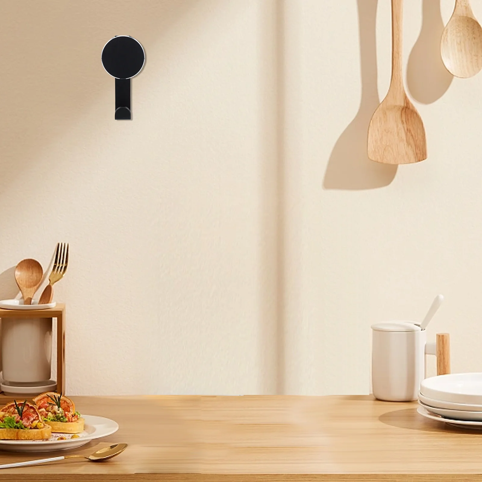 Кухонные крючки, настенное крепление, сверхмощный алюминиевый крючок без сверла для посуды, полотенец, кружек, крышек, стеллаж для хранения, многофункциональная