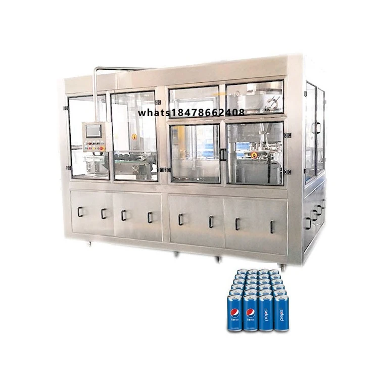 Automatic Craft Beer Aluminum Can Filling Sealing Machine / Beer Canning Equipment Line