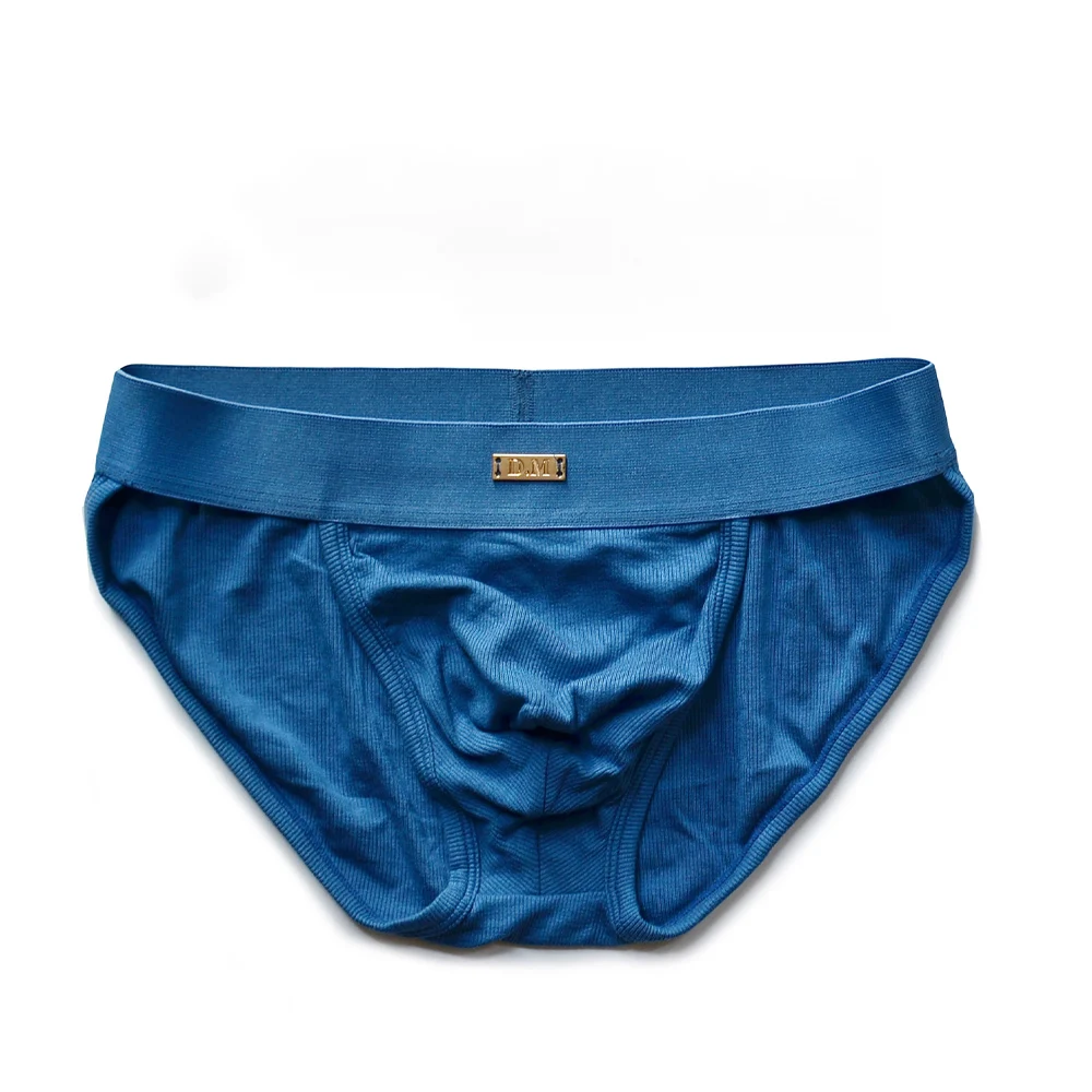 Men's Underwear Black And White Solid Color Bottom Triangle Pants Trendy Youth High Fork Sexy