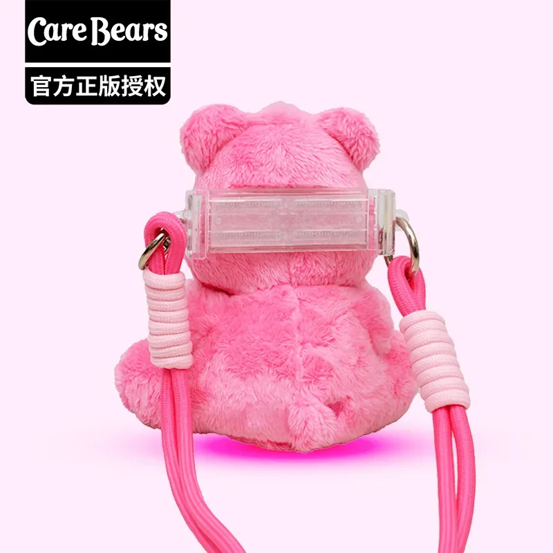 2025 nouveau véritable dessin animé amour ours en peluche Carebears Couple sac à dos pendentif cadeau pour amis et copines cadeau d'anniversaire
