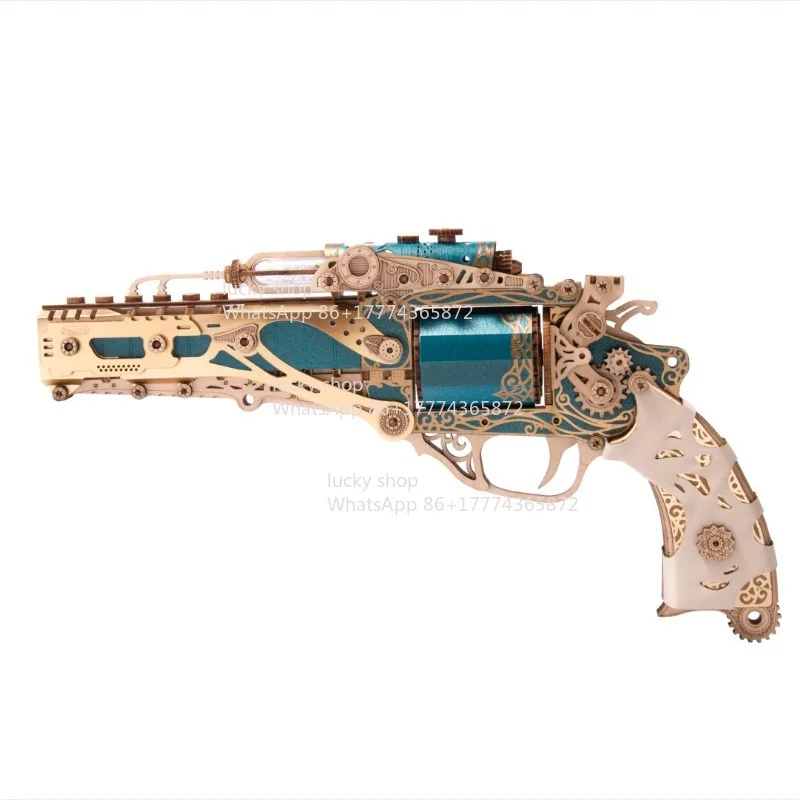 

Mechanical Decompression Punk Revolver Boy Kid High Sense Gift Boyfriend Birthday Handmade DIY