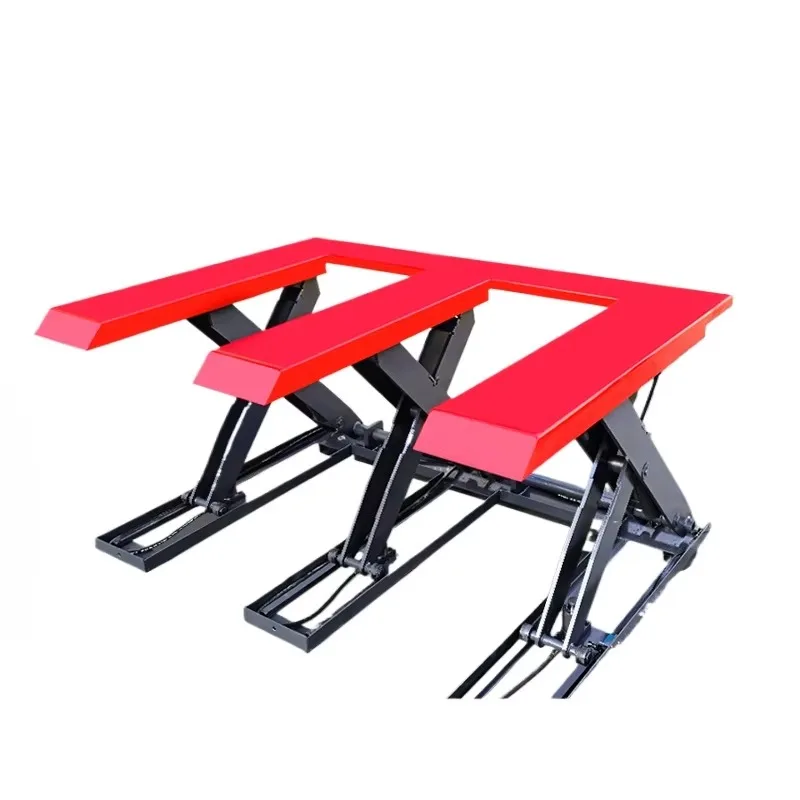 E Type Fixed Scissor Lift Table Hydraulic Scissor Lift Platform Loading Transportation Equipment