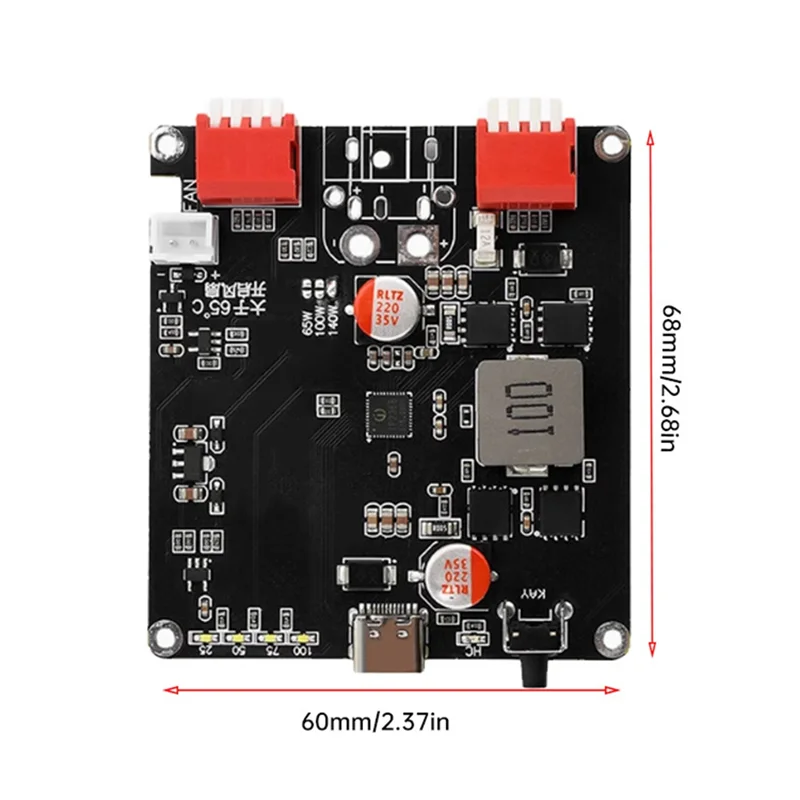 ABXF-IP2366 PD3.1 140 Вт двунаправленная быстрая зарядка 2S 3S 4S 5S 6S зарядная плата для литиевой батареи Li- Lifepo4 Зарядное устройство BMS