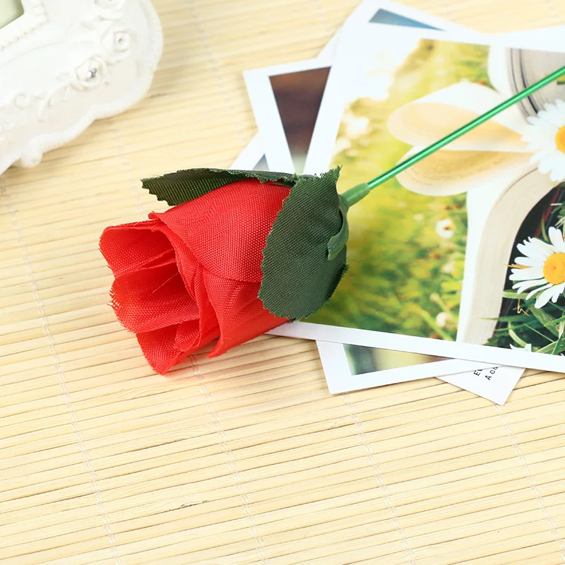 Torch To Flower Fire Rose Magic Tricks Flame Change Into Rose Valentine\'s Day Prop Surprise Party Performance