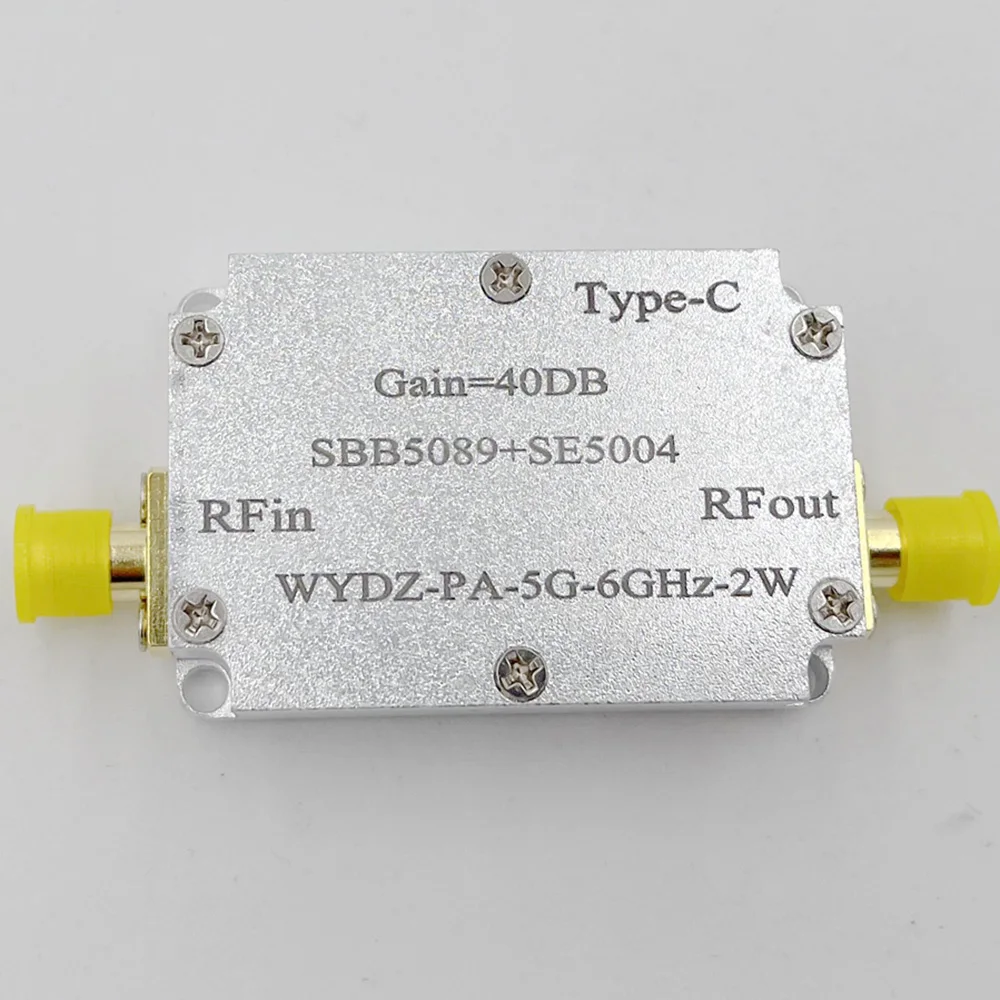 5.2G-5.8Ghz SE5004 2W RF POWER Amplifier Gain 40dB FOR Ham Radio Transmitter Signal 5.2G 5.8G WIFI Drone Video Transmission